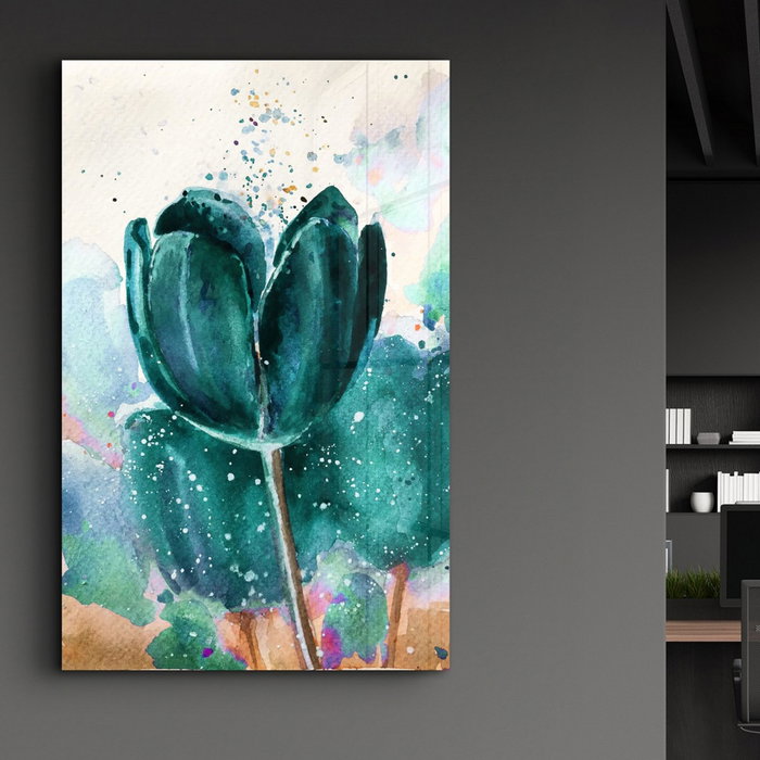 Wallity CAM-4067 Pintura Decorativa de Vidrio Templado Impresión UV 46 x 72 cm